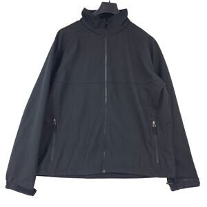 Columbia Ascender Softshell Jacket Black Zip Coat Jacket Men's XL Gorpcore 3892